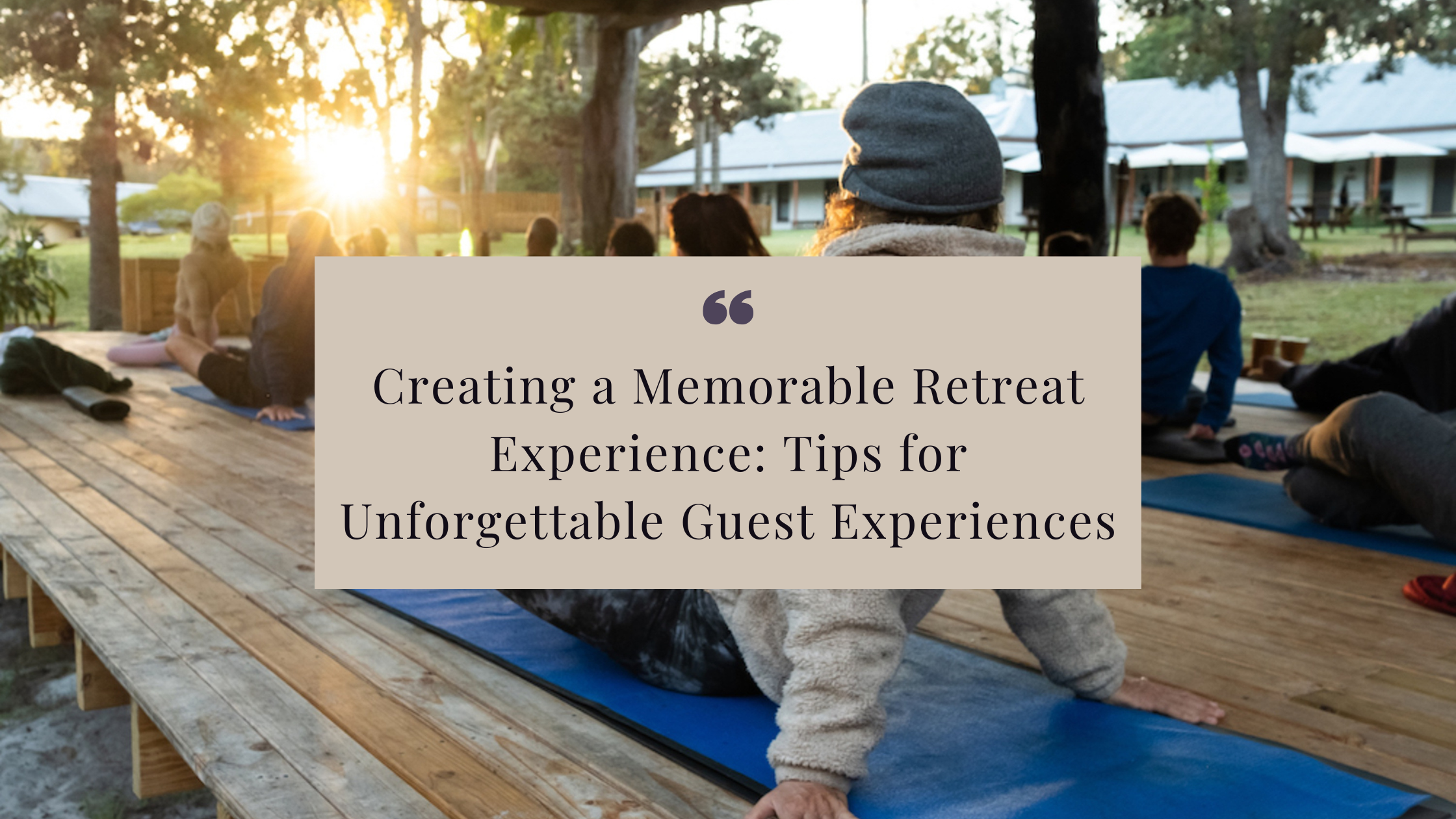 Creating a memorable retreat experience is key to hosting unforgettable events. Discover tips to enhance guest satisfaction, foster connection, and design a retreat that leaves a lasting impact. Transform your retreat into an experience participants will never forget!