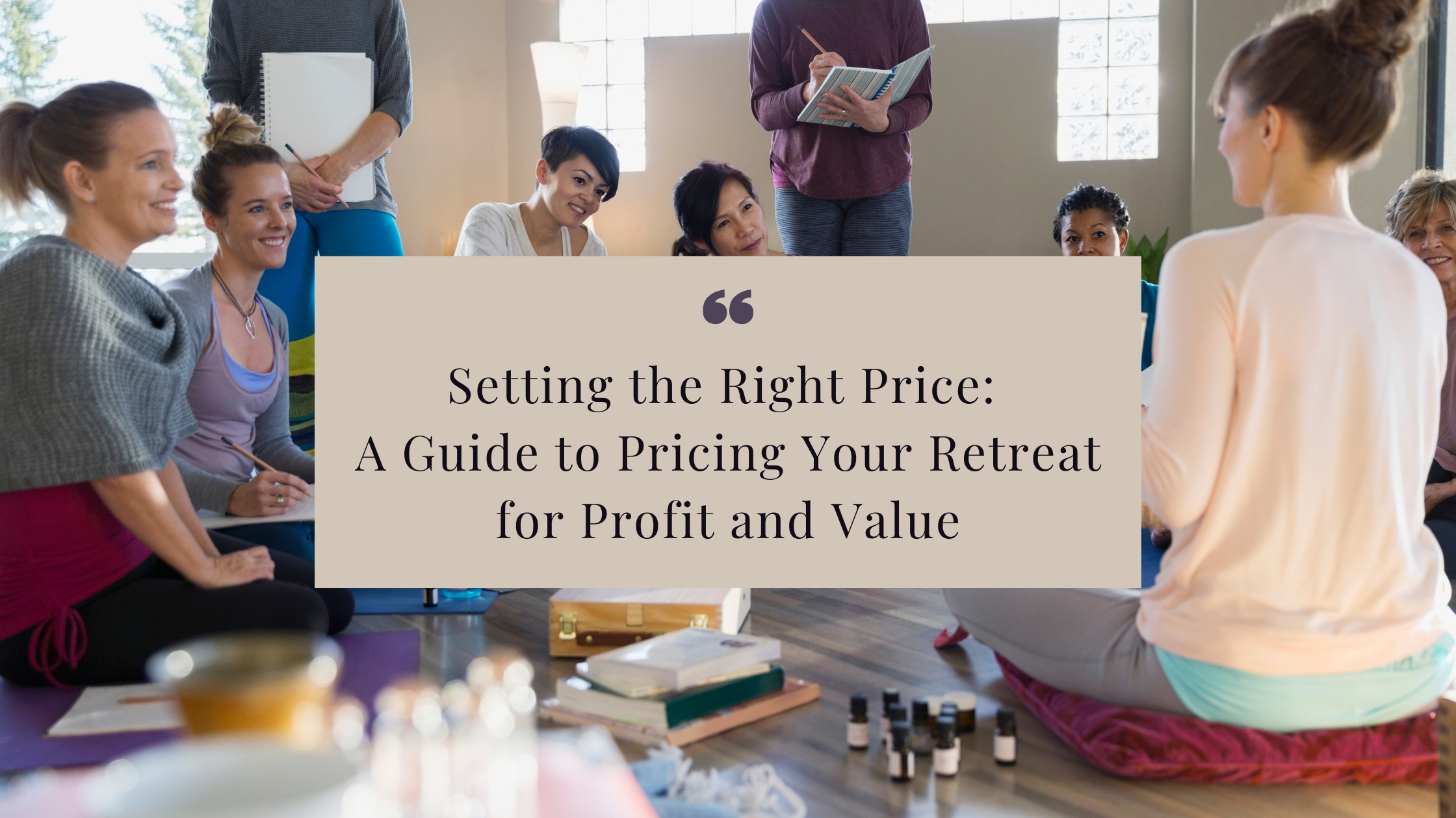 Learn how to set the right price for your retreat with our guide to pricing your retreat for profit and value. Discover why your profit should be the first priority and how to balance costs while delivering a transformative experience for your guests.