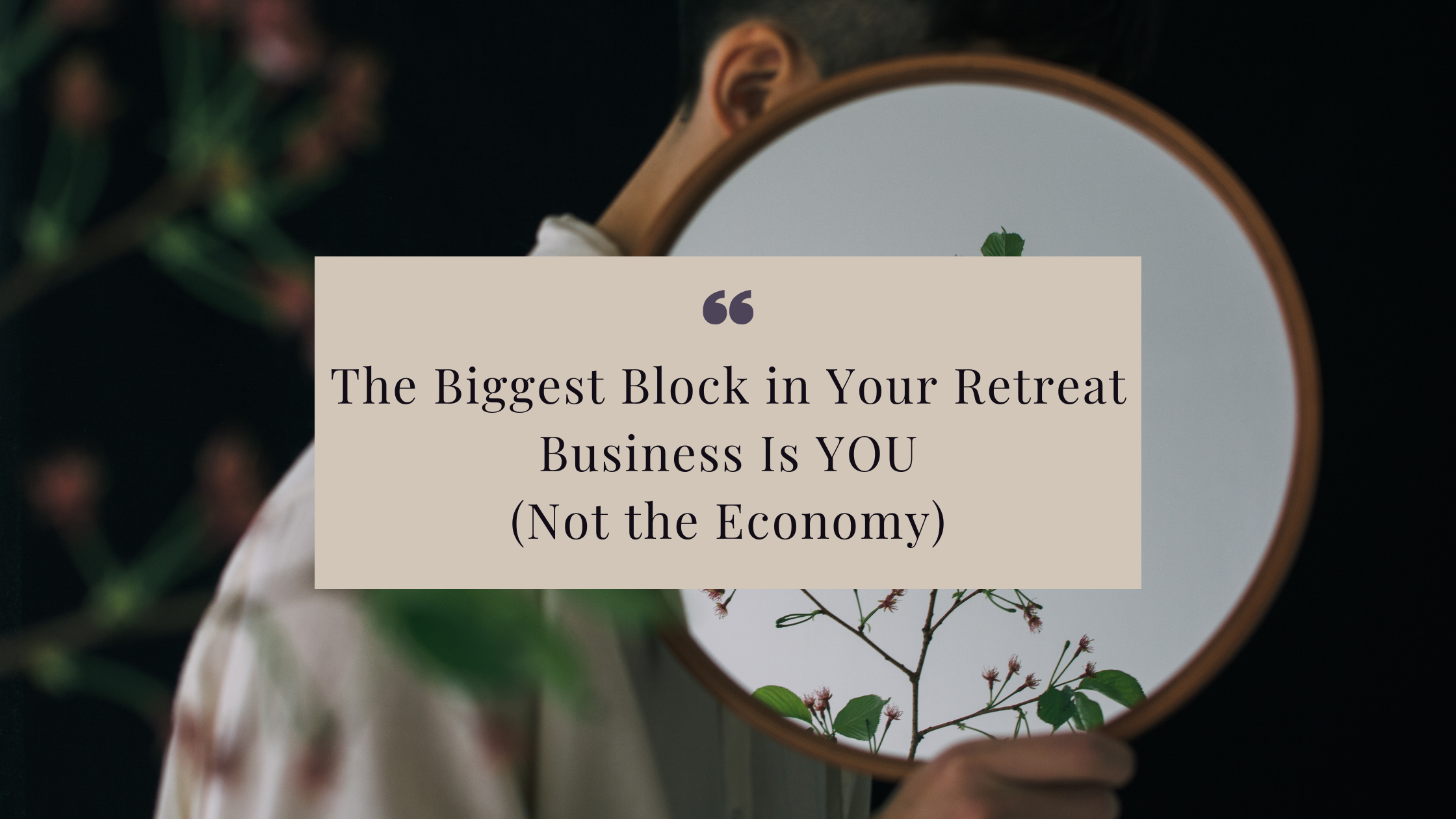 The biggest block in your business isn’t the economy—it’s your mindset. Learn why retreat pricing and value matter more than price tags, and how to attract the right guests who see the true worth of your transformational experience