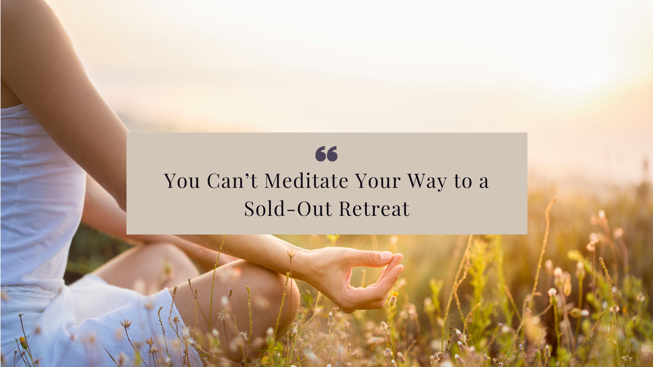 Retreat planning takes more than intention. Learn the 3 pillars that turn dreams into sold-out, profitable retreats.