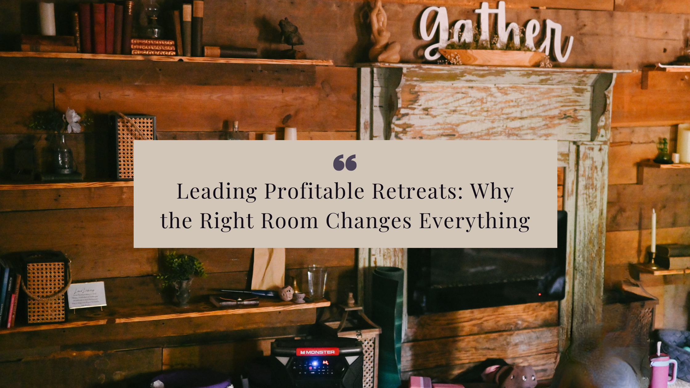 Not all rooms are right for you. Discover how leading profitable retreats starts by getting in the right ones—with real strategy, collaboration, and growth.