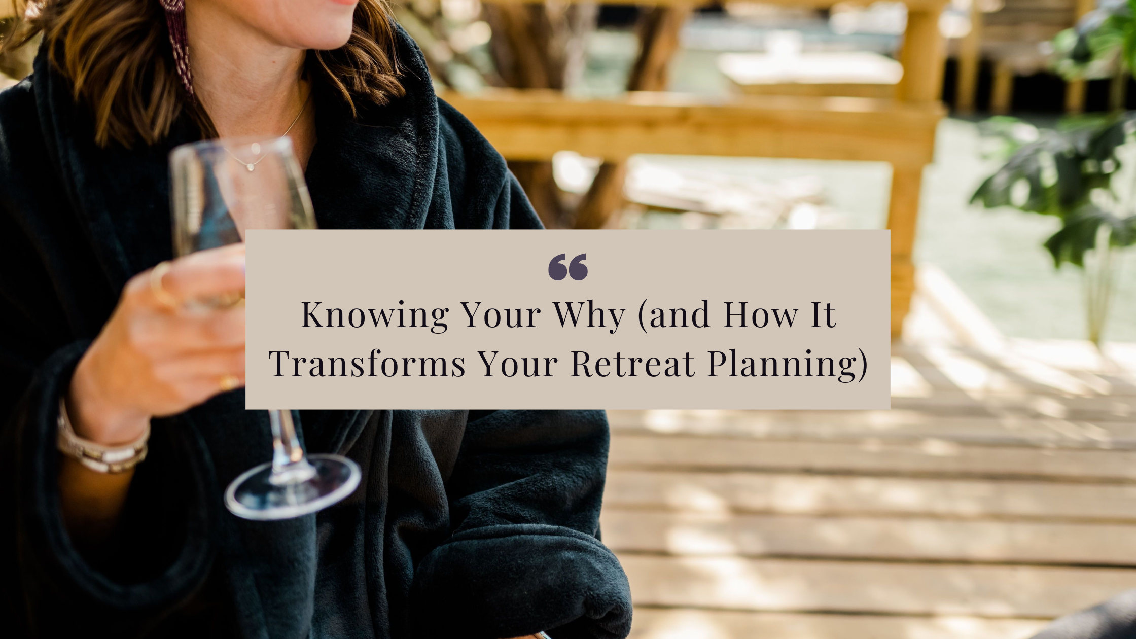 Retreat planning can be overwhelming. Shannon Jamail shares how knowing your “why” is the key to powering through the tough parts and building profitable retreats."